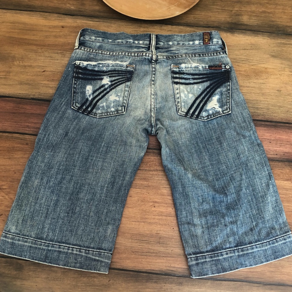 7 for all Mankind Dojo Shorts Size 24